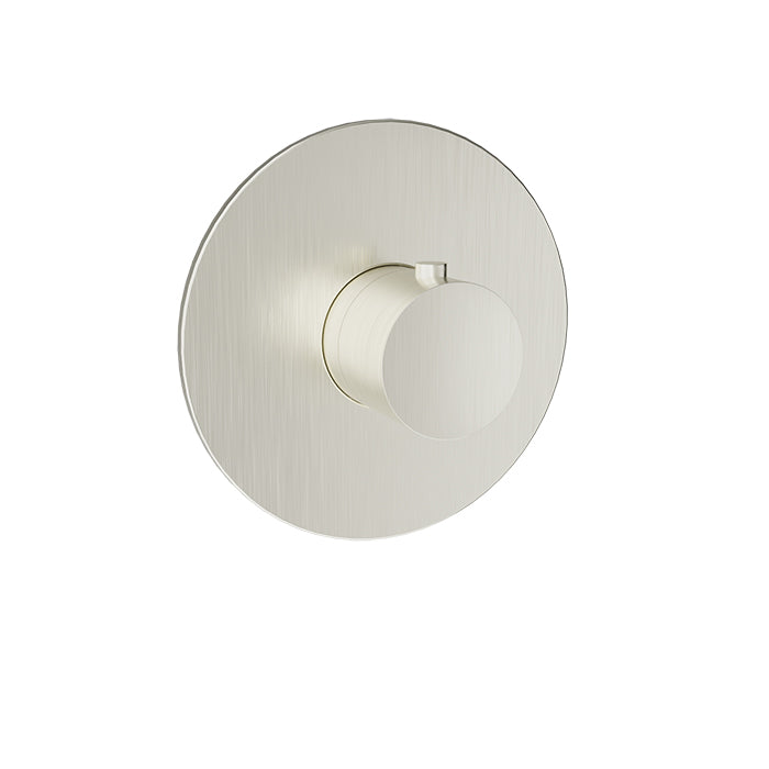 Baril Zip B66 3/4-Inch Thermostatic Valve Trim - Brushed Nickel