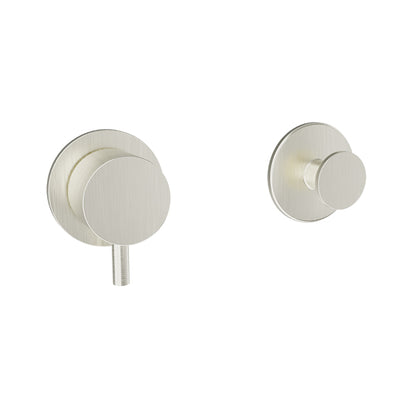 Baril Zip B66 3/4-Inch Thermostatic Valve Trim With Volume Control - Brushed Nickel