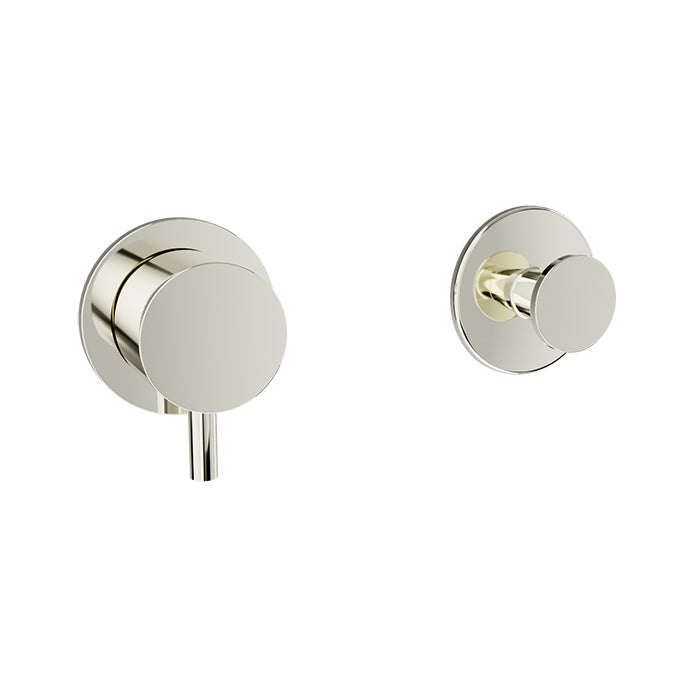 Baril Zip B66 3/4-Inch Thermostatic Valve Trim With Volume Control - Polished Nickel