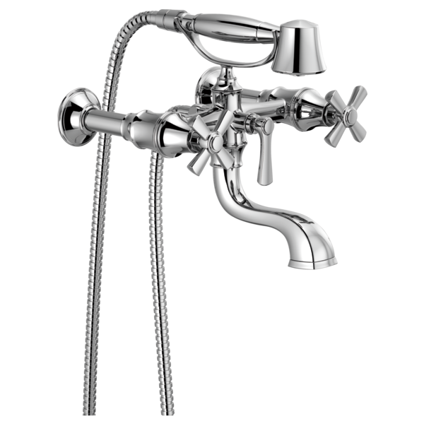 Brizo T70361 PC, assembled configuration; separately required handles, body, mounting parts and rough-in are not included unless specified in the listing.