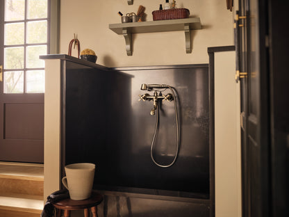Brizo T70361 PN, installation inspiration; additional fixtures and separately required components shown are sold separately.