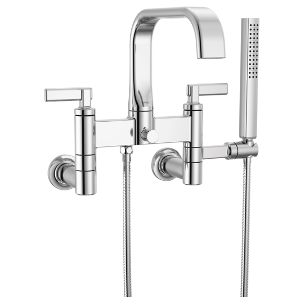 Brizo T70368 PC, assembled configuration; separately required handles, body, mounting parts and rough-in are not included unless specified in the listing.