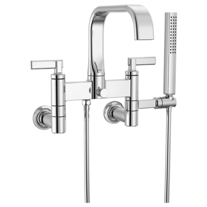 Brizo T70368 PC, assembled configuration; separately required handles, body, mounting parts and rough-in are not included unless specified in the listing.