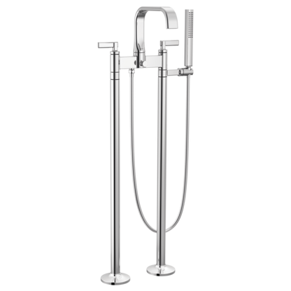 Brizo T70368 PC, assembled configuration; separately required handles, body, mounting parts and rough-in are not included unless specified in the listing.