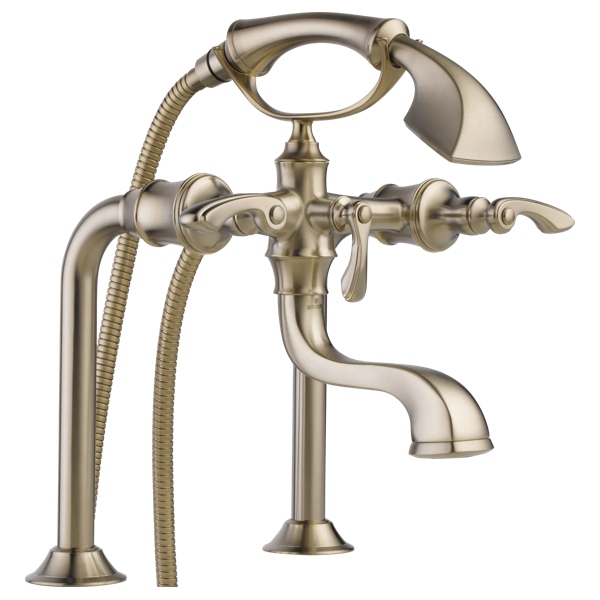 Brizo T70385 BN, assembled configuration; separately required handles, body, mounting parts and rough-in are not included unless specified in the listing.