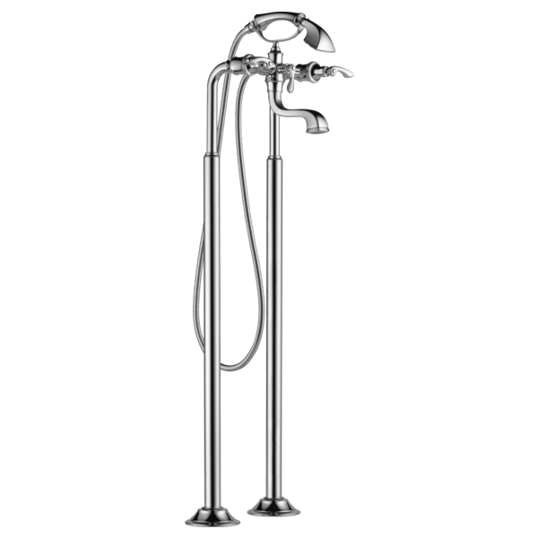 Brizo T70385 PC, assembled configuration; separately required handles, body, mounting parts and rough-in are not included unless specified in the listing.