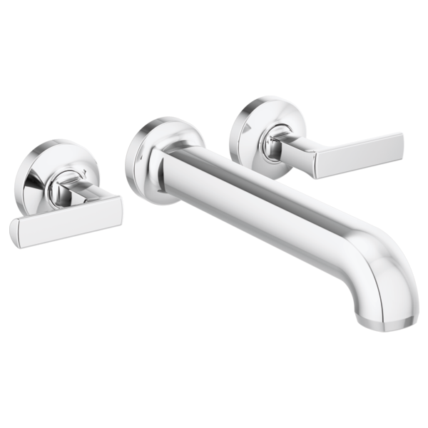 Brizo T70406 PC, assembled configuration; separately required handles, body, mounting parts and rough-in are not included unless specified in the listing.