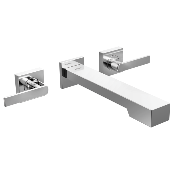 Brizo T70422 PC, assembled configuration; separately required handles, body, mounting parts and rough-in are not included unless specified in the listing.