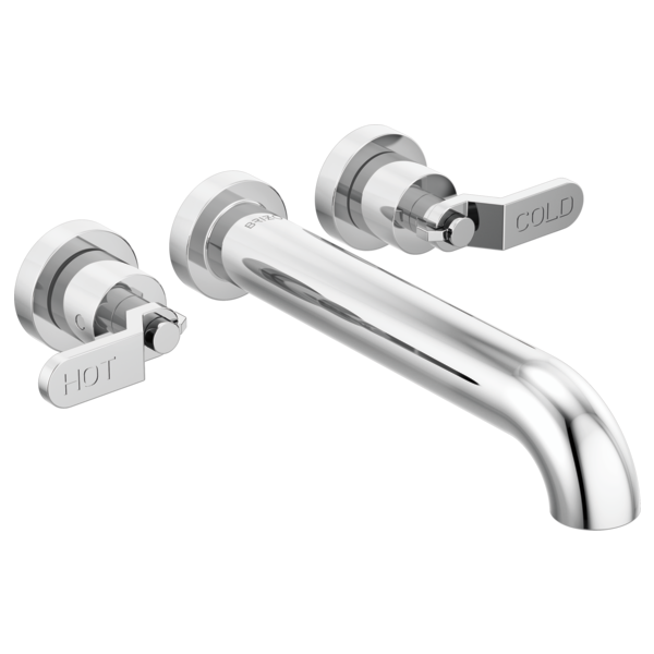 Brizo T70435 PC, assembled configuration; separately required handles, body, mounting parts and rough-in are not included unless specified in the listing.