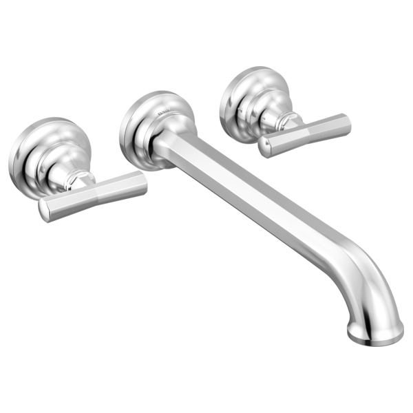 Brizo T70465 PC, assembled configuration; separately required handles, body, mounting parts and rough-in are not included unless specified in the listing.