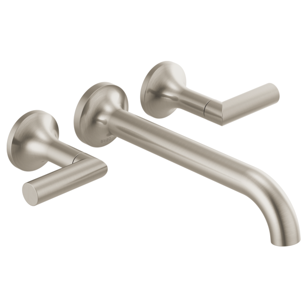 Brizo T70475, BN, shown with HL70475 handle kit; handles and rough-in sold separately.