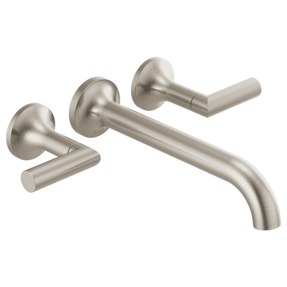 Brizo T70475, BN, shown with HL70475 handle kit; handles and rough-in sold separately.