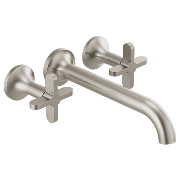 Brizo T70475, BN, shown with HX70475 handle kit; handles and rough-in sold separately.