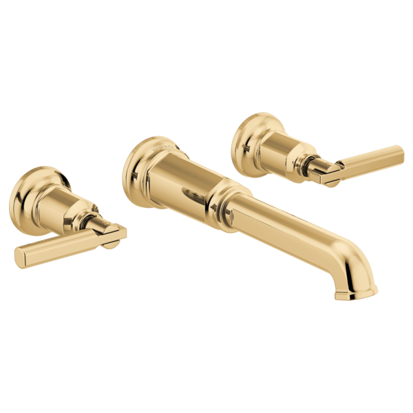 Brizo T70476, PG, shown with HL70476 handle kit; handles and rough-in sold separately.