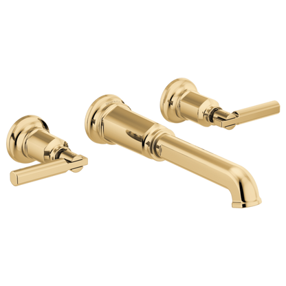 Brizo T70476, PG, shown with HL70476 handle kit; handles and rough-in sold separately.