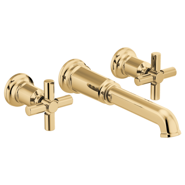 Brizo T70476, PG, shown with HX70476 handle kit; handles and rough-in sold separately.