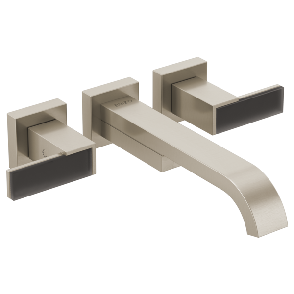 Brizo T70480, BN, shown with HL70482 handle kit; handles and rough-in sold separately.
