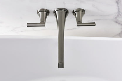 Brizo T70498 in SL, installation inspiration; other fixtures and optional accessories shown are sold separately.