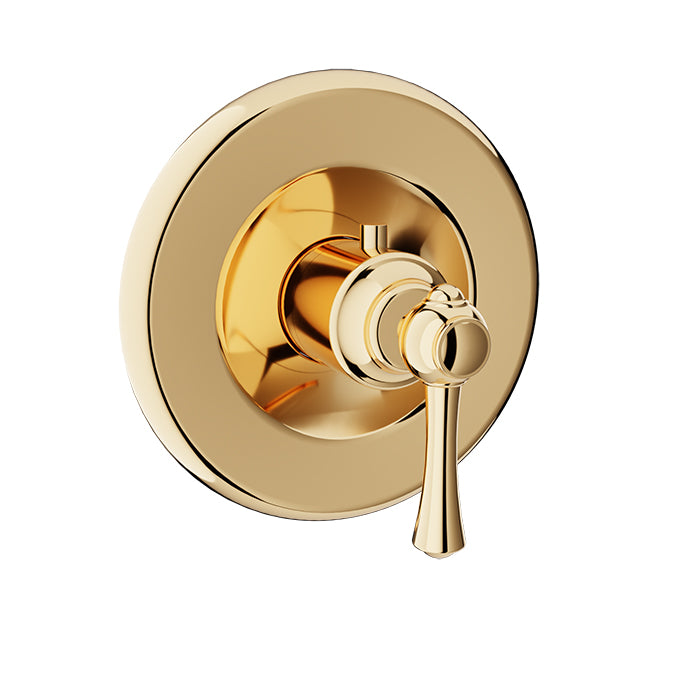 Baril Tradition B72 Thermostatic Valve Trim - Gold