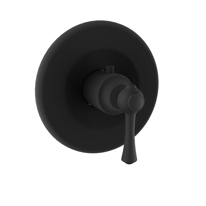 Baril Tradition B72 Thermostatic Valve Trim - Matte Black