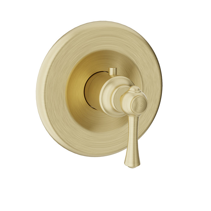 Baril Tradition B72 Thermostatic Valve Trim - Satin Brass