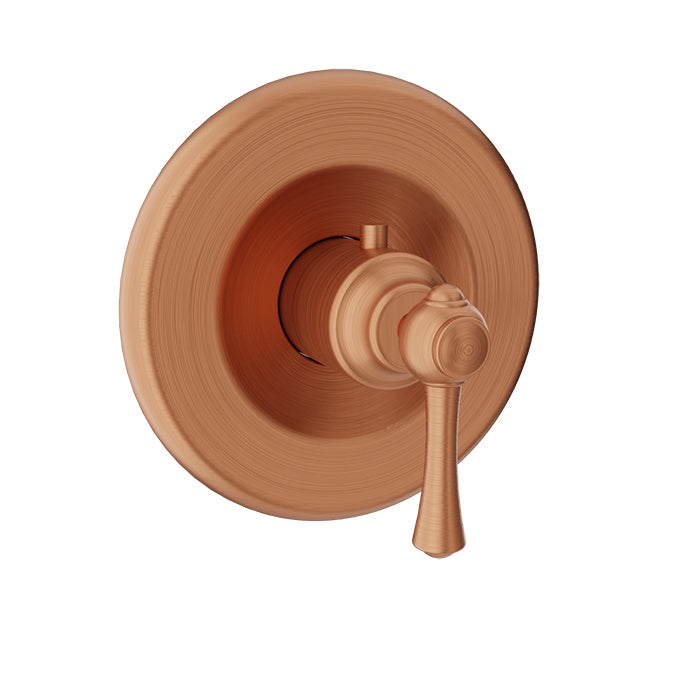 Baril Tradition B72 Thermostatic Valve Trim - Satin Copper