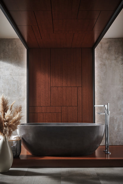 Brizo Allaria Floor Mount Tub Filler Unions - T71766 - lifestyle 7