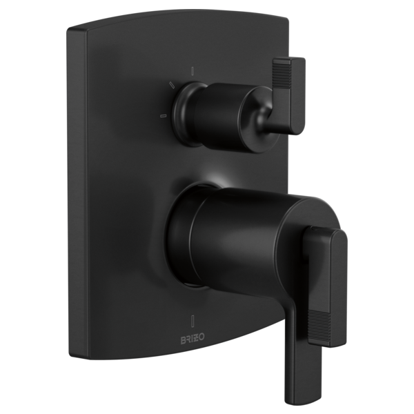 Brizo T75506, BL, shown with HL7506 handle kit; handles and rough-in sold separately.