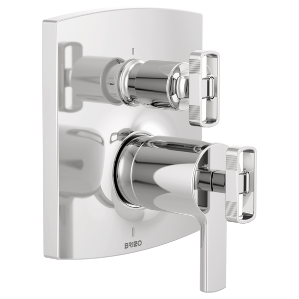 Brizo T75506, PC, shown with HK7506 handle kit; handles and rough-in sold separately.