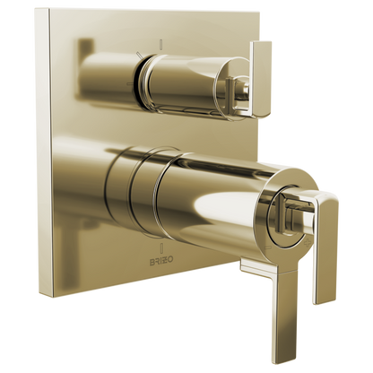 Brizo T75522, PN, shown with HL7599 handle kit; handles and rough-in sold separately.