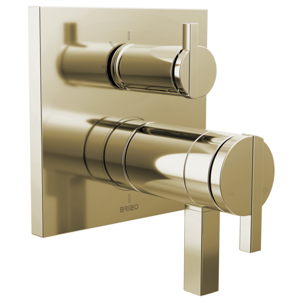 Brizo T75522, PN, shown with HW7522 handle kit; handles and rough-in sold separately.
