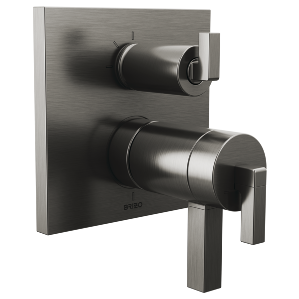 Brizo T75522, SL, shown with HL7522 handle kit; handles and rough-in sold separately.