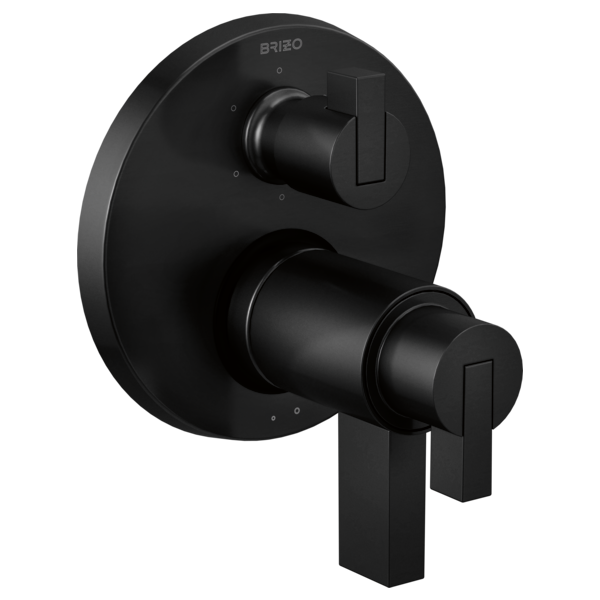 Brizo Litze T75635-BLLHP shown with HL7532-BL handle kit, sold separately