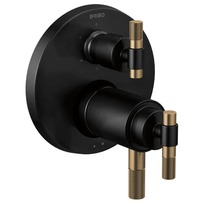 Brizo Litze T75635-BLLHP shown with HL7533-BLGL handle kit, sold separately