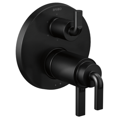 Brizo Litze T75635-BLLHP shown with HL7539-BL handle kit, sold separately