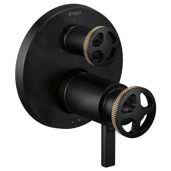 Brizo Litze T75635-BLLHP shown with HW7532-BLGL handle kit, sold separately