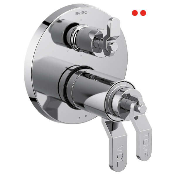 Brizo Litze T75635-PCLHP shown with HL7534-PC handle kit, sold separately