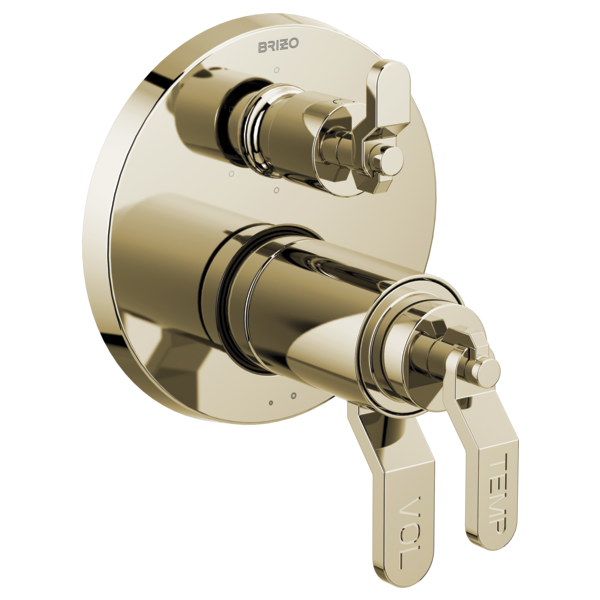 Brizo Litze T75635-PNLHP shown with HL7534-PN handle kit, sold separately