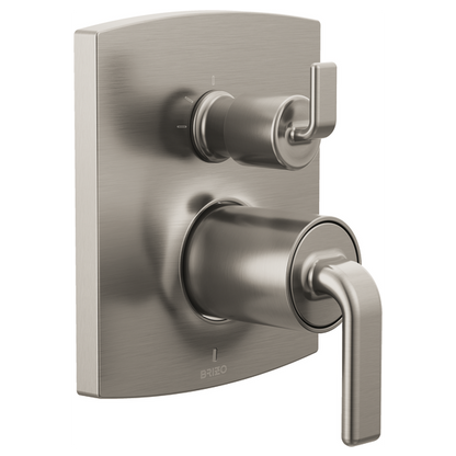 Brizo Kintsu / Allaria T75P506-NKLHP shown with HL75P67-NK handles, sold separately
