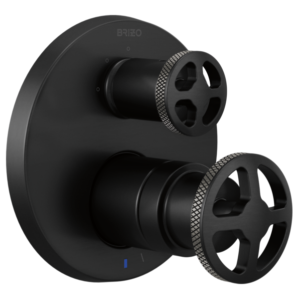 Brizo Litze T75P535-BLLHP shown with HW75P32-BLSL handle kit, sold separately