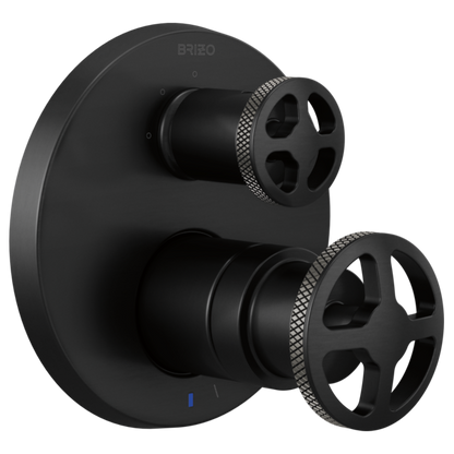 Brizo Litze T75P535-BLLHP shown with HW75P32-BLSL handle kit, sold separately