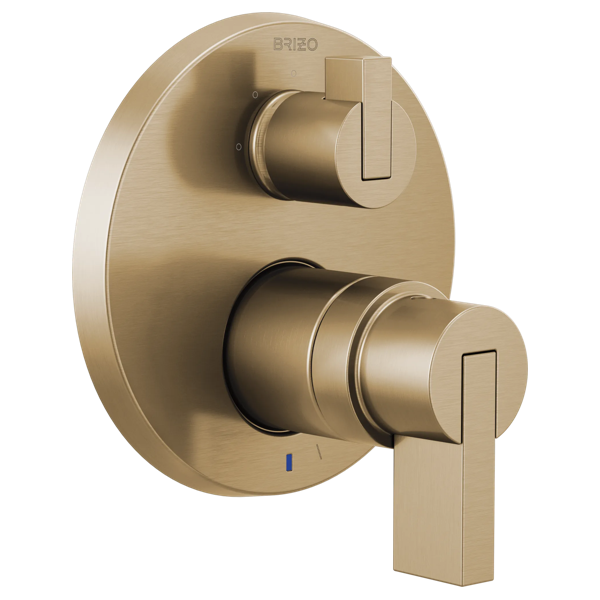 Brizo Litze T75P535-GLLHP shown with HL75P32-GL handle kit, sold separately