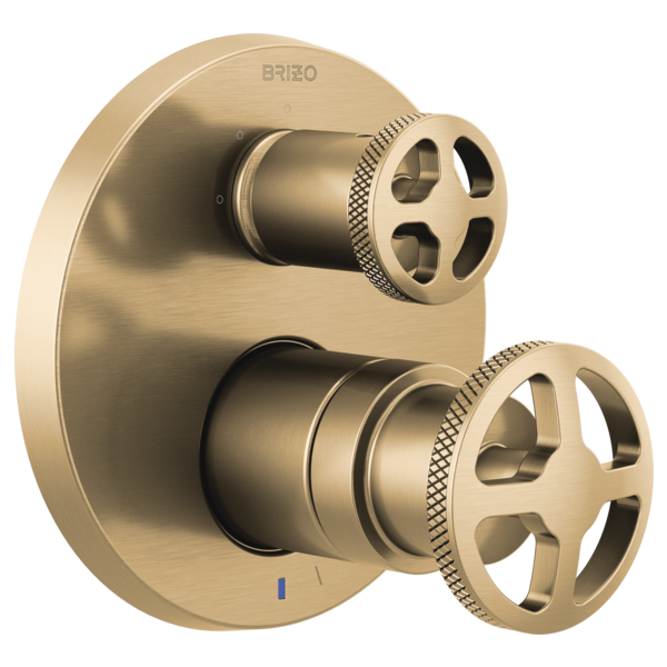 Brizo Litze T75P535-GLLHP shown with HW75P32-GL handle kit, sold separately