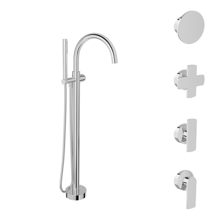 Baril Air B80 T80-1111-00 — handle choices; handles and rough-in sold separately