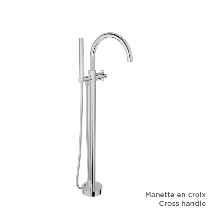 Baril Air B80 T80-1111-00 — handle configuration example; handles and rough-in sold separately