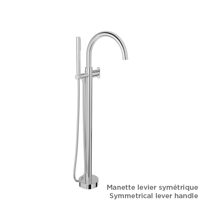 Baril Air B80 T80-1111-00 — handle configuration example; handles and rough-in sold separately