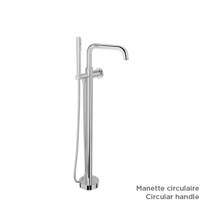 Baril Air B80 T80-1112-00 — handle configuration example; handles and rough-in sold separately