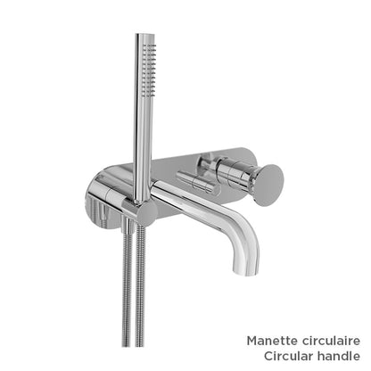 Baril Air B80 T80-2003-00 — handle configuration example; handles and rough-in sold separately