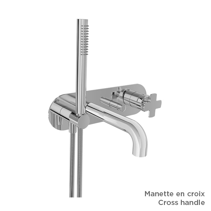 Baril Air B80 T80-2003-00 — handle configuration example; handles and rough-in sold separately