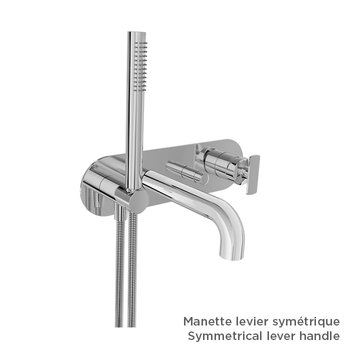 Baril Air B80 T80-2003-00 — handle configuration example; handles and rough-in sold separately